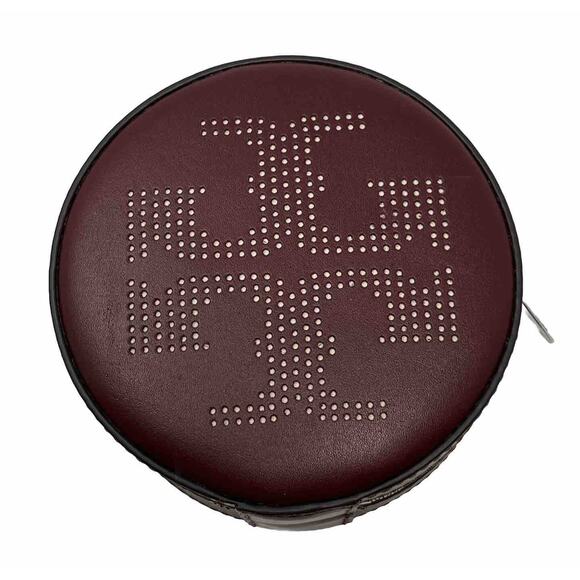 Tory Burch leather change purse huckleberry - Picture 1 of 6